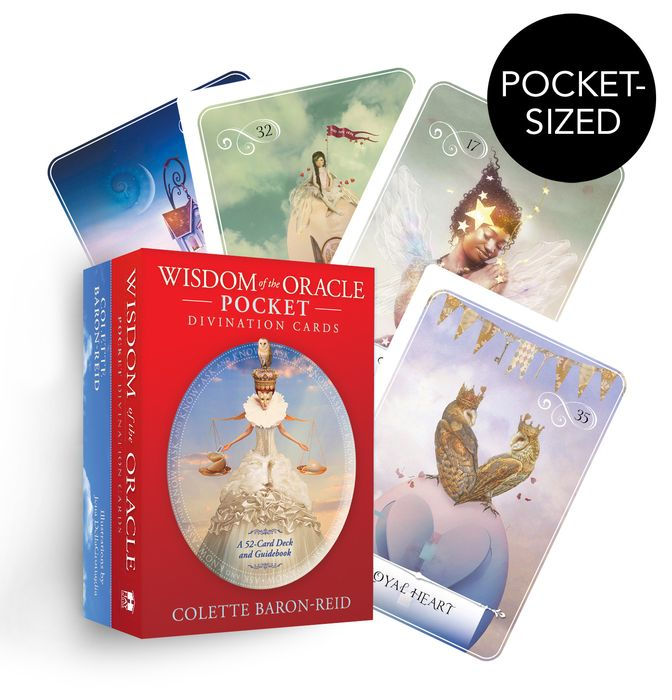 Wisdom of the Oracle Pocket Divination Cards: A 52-Card Oracle Deck for Love Happiness Spiritual Growth and Living Your Purpose