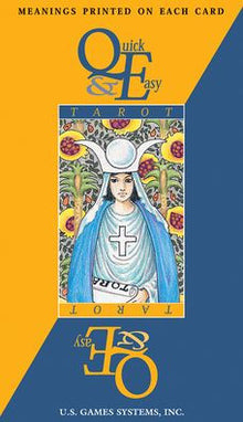 Quick & Easy Tarot: 78-Card Deck with Upright and Reversed Meanings Printed on Each Card Beginner-Friendly Universal Waite Imagery Learn Tarot with