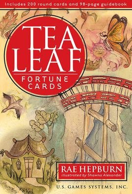 Tea Leaf Fortune Cards: 200 Round Divination Cards 98-Page Illustrated Guidebook for Reading Tea Leaves (Tasseomancy) Ancient Fortunetelling Method