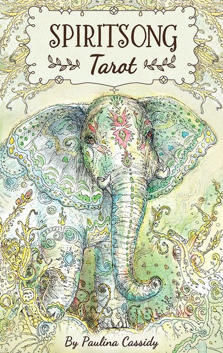 Spiritsong Tarot: 78-Card Tarot Deck with Animal Spirit Guides Shamanic Symbolism Hand-Drawn Visionary Artwork Divine Guidance 108-Page Guidebook