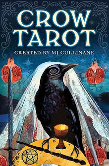 Crow Tarot: 78-Card Rider-Waite(r) Style Tarot Deck with Mystical Crow & Raven Artwork - Includes Guidebook Intuitive Meanings and Custom Spread for