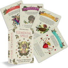 Elemental Spells: Drawing on the Magical Energy of Fire Earth Air and Water (44 Full-Color Cards and 56-Page Guidebook)