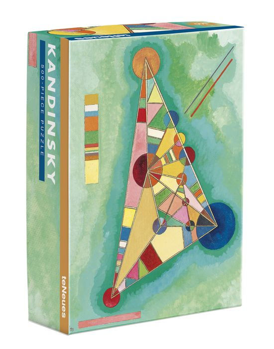 Teneues - Puzzle: Variegation in the Triangle by Wassily Kandinsky, 500 Piece Puzzle, Full Color Artwork, Abstract Act, Compact Box, 14 X 19 in: 500-P
