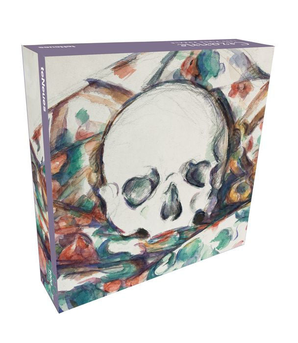 Teneues - 1,000 Piece Puzzle: Skull on a Curtain by Paul Cezanne, Full Color, 20 X 20 Puzzle, Poster Guide Insert Included: 1000-Piece Puzzle in a 2 P