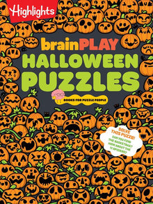 Brainplay Halloween Puzzles: A Challenging Halloween Activity Book for Kids Ages 7 and Up with Over 200 Puzzles, Logic Games, Mazes and Hidden Picture