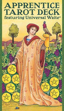 Apprentice Tarot Deck: 78 Cards for Beginners Featuring Universal Waite(r) with Tarot Meanings & Keywords for Easy Learning Colorful Visual Cues for