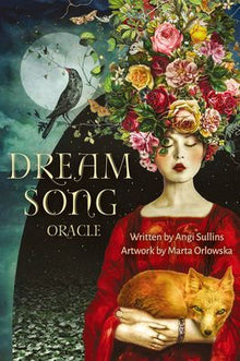 Dream Song Oracle: Deluxe 45-Card Gilt-Edged Oracle Deck with 104-Page Full-Color Illustrated Guidebook - Develop Intuition Explore Inner Magic Disc