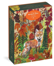 Nathalie Lete Fall Foxes 1,000-Piece Puzzle