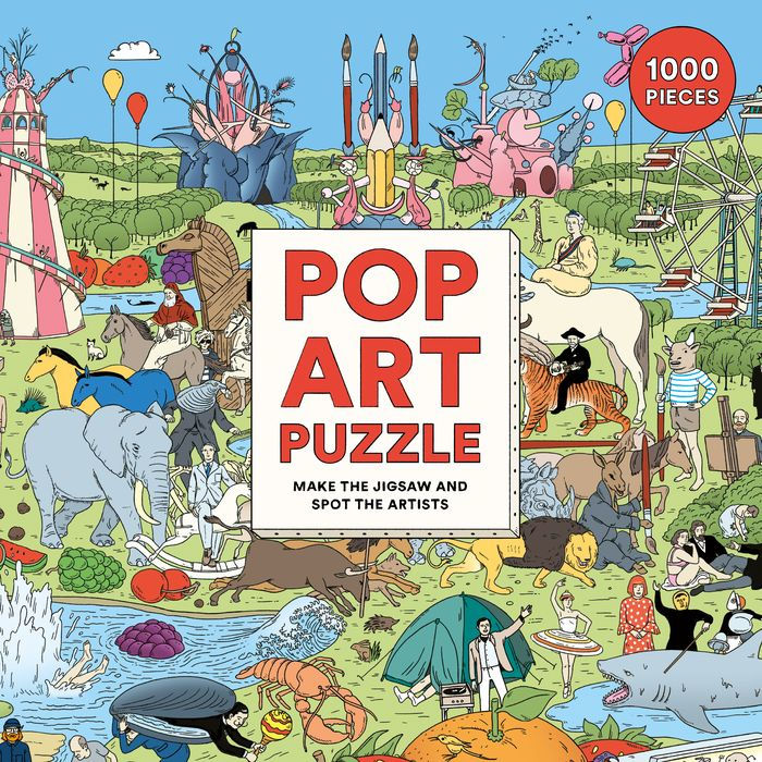 Pop Art Puzzle 1000 Piece Puzzle: Make the Jigsaw and Spot the Artists