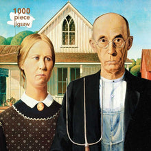Adult Jigsaw Puzzle Grant Wood: American Gothic: 1000-Piece Jigsaw Puzzles
