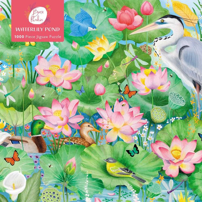 Adult Jigsaw Puzzle: Bex Parkin: Waterlily Pond: 1000-Piece Jigsaw Puzzles