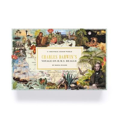 The Voyage of HMS Beagle: Charles Darwin's Journey of Discovery: A 1000-Piece Jigsaw Puzzle