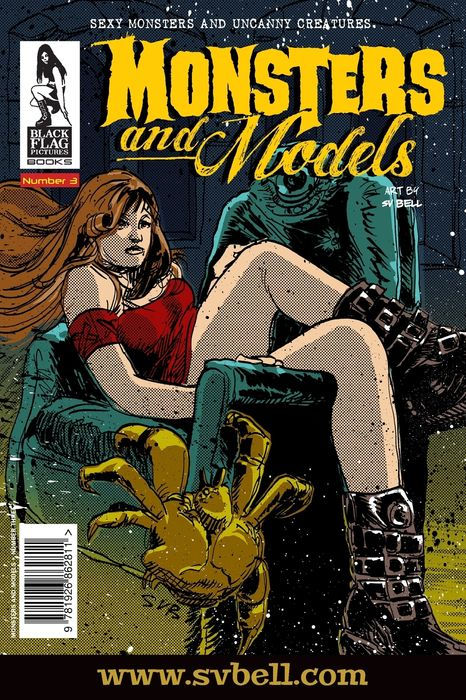 Monsters & Models - Vol.3 Sketchbook by Sv Bell