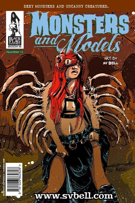 Monsters & Models - Vol.4 Sketchbook by Sv Bell