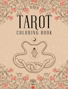 Tarot Coloring Book: Magic Witch Cards Shadows Coloring Book