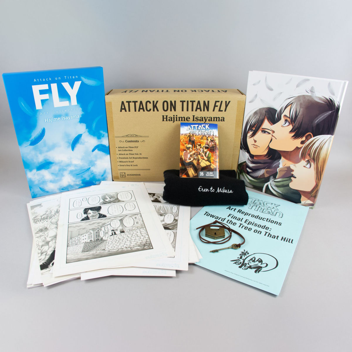 Attack on Titan 35 Fly Collector's Box Set