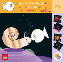 Duo Jigsaw Puzzle Little White Fish. Colors