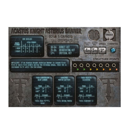 03-86 Horus Heresy: Legions Imperialis: Acastus Knights Asterius