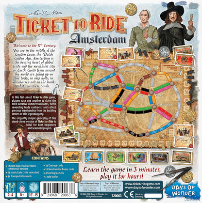 Ticket To Ride: Amsterdam - Cats In Hat Inc.