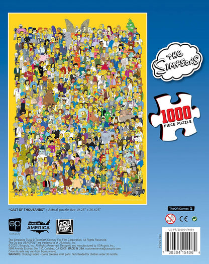 USAopoly The Simpsons: “Cast of Thousands” Puzzle (1000pcs)