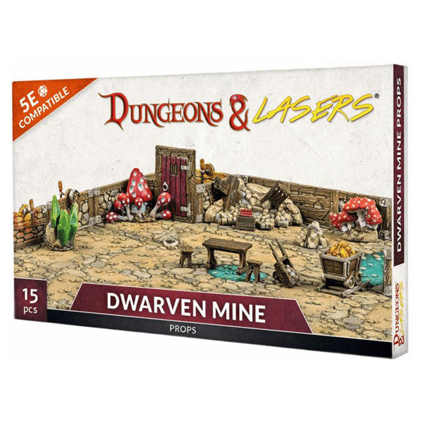 Dungeons & Lasers: Dwarven Mine Props