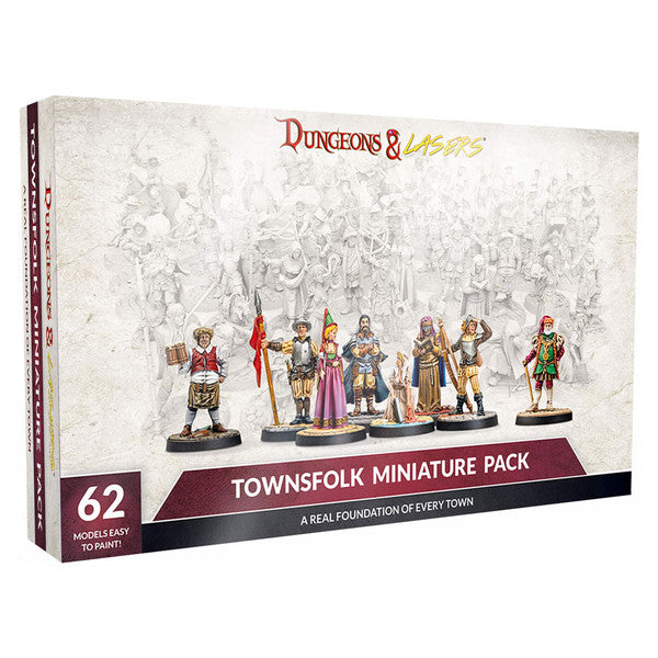 Dungeons & Lasers: Townsfolk Miniature Pack