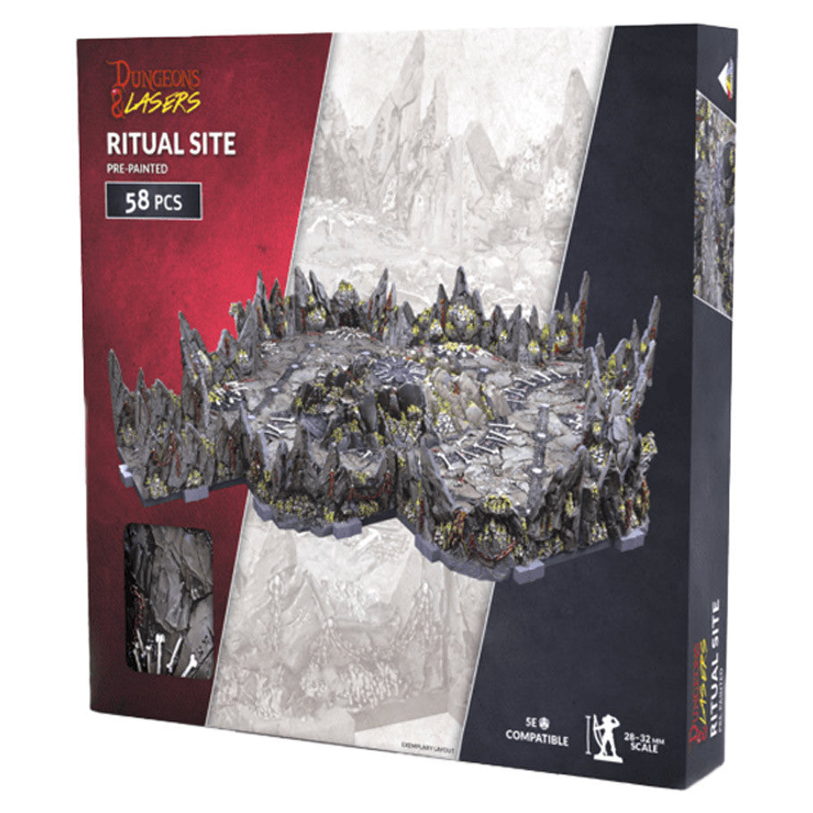 Dungeons & Lasers: Ritual Sites Pre-Painted Prismacast Terrain