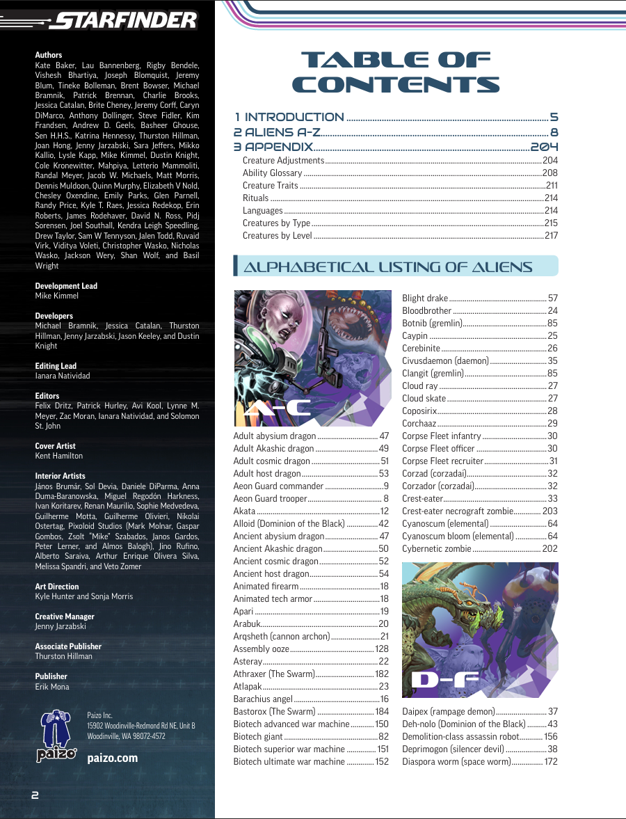 Starfinder 2E: Alien Core