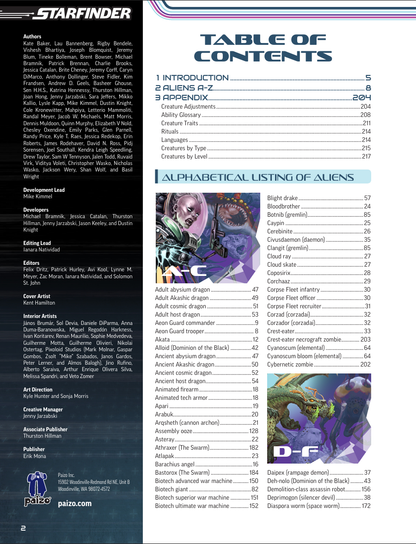 Starfinder 2E: Alien Core