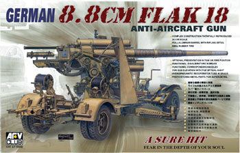 1/35 German 8.8cm Flak 18 Anti-Aircraft Gun