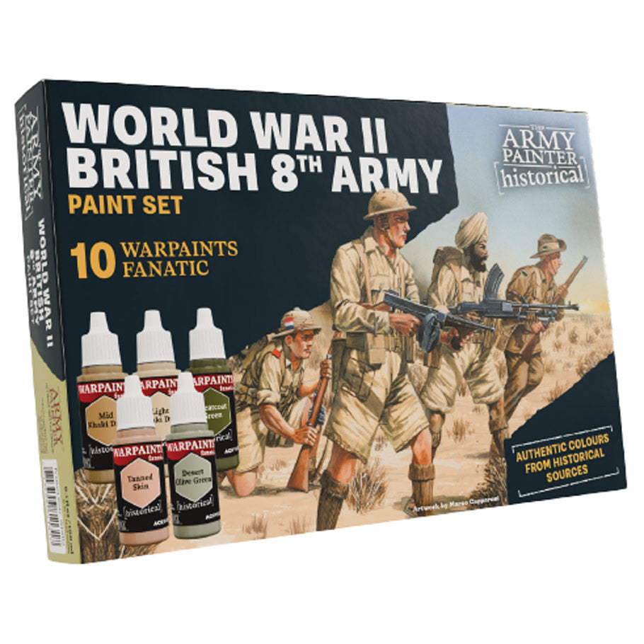 Historical: WWII British 8th Army Paint Set