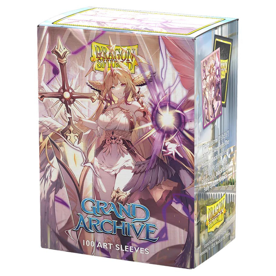 Deck Protector: Art: Dual Matte: Grand Archive: Haniel, Archangel of Spectra (100)