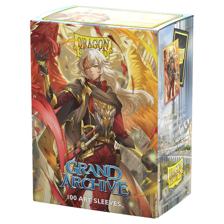 Deck Protector: Art: Dual Matte: Grand Archive: Azrael, Archangel of Materia (100)