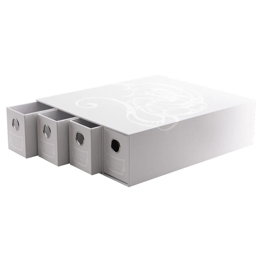 Fortress Card Drawers: Horizontal 4: White