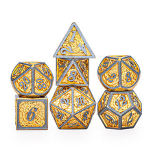 7-Set Dragon Solid Metal: Brushed Gold