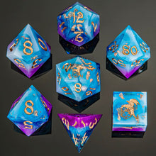 7-Set Captured Magic Hand Sanded Sharp Edge Resin: Storm Dragon