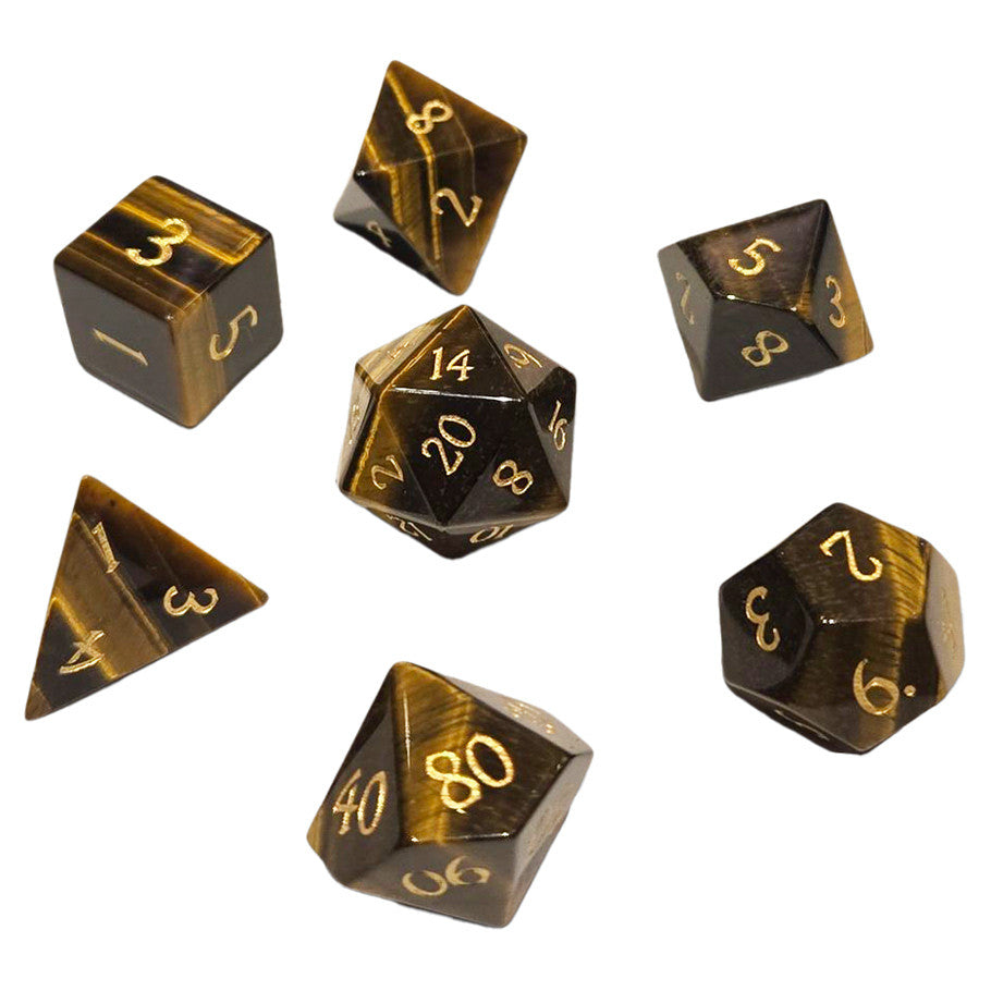 7-Set Gemstone Tigers Eye
