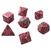 7-Set Dragonscale Metal Red