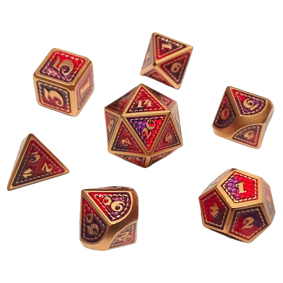 7-Set Scalemail Metal Purple Red