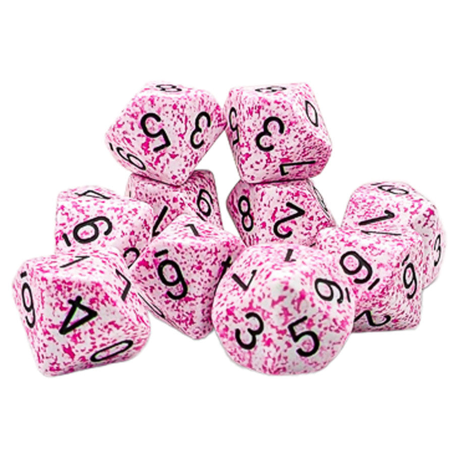 d10clamshell Speckled: Pink (10)