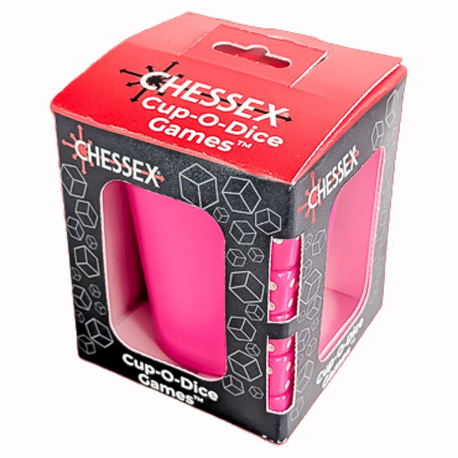 Cup-O-Dice Games Neon Pink