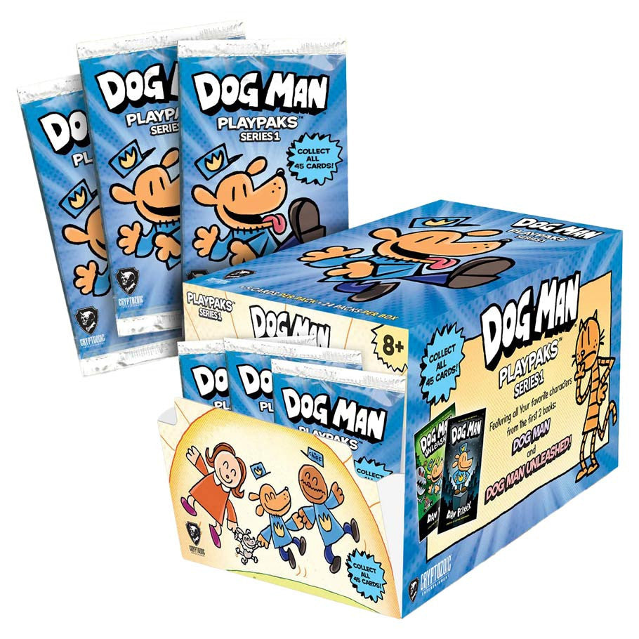 PlayPaks: Dog Man: Series 1 Gravity Feed Booster Display (24)