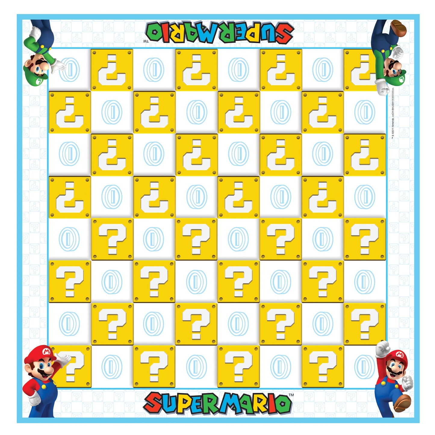 Super Mario Checkers and Tic-Tac-Toe