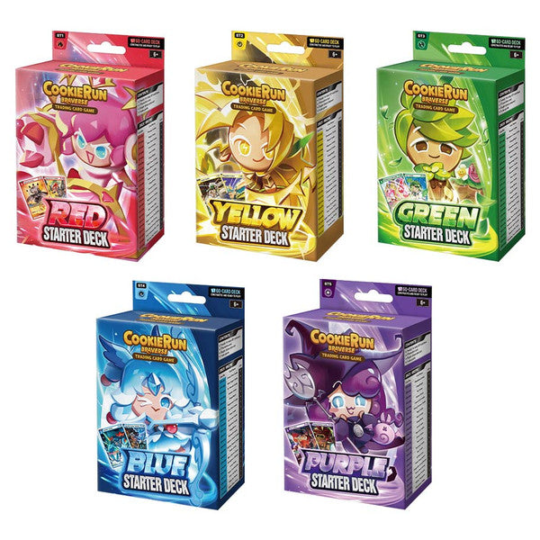 CookieRun TCG: Starter Deck Assortment (5)
