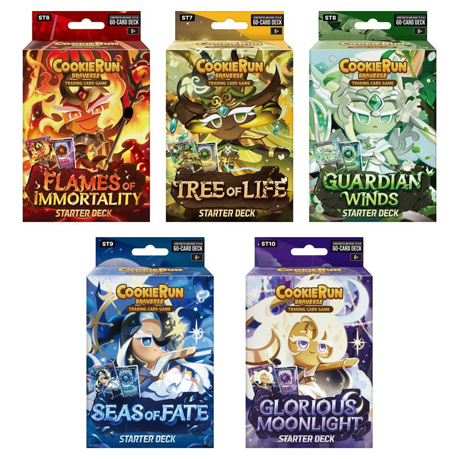 CookieRun TCG: Legendary Cookie Starter Deck Assortment (5)