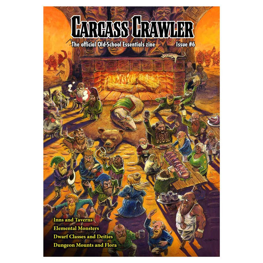 Carcass Crawler: Issue #6: The Official Old School Essentials Zine