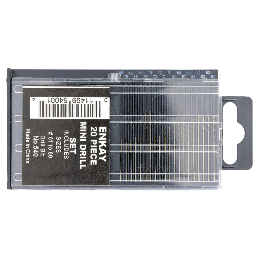Tool: Mini Drill Bit Set: 20pc