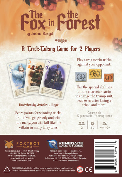 The Fox in the Forest By Renegade Game Studios