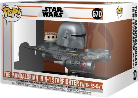 Funko Pop! Star Wars The Mandalorian - Rides The Mandalorian & N-1 Starfighte