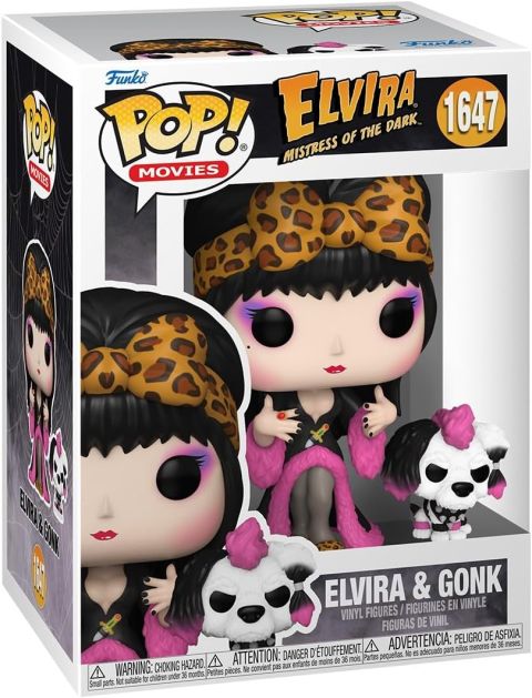 Funko Pop! Elvira Mistress of The Dark & Gonk